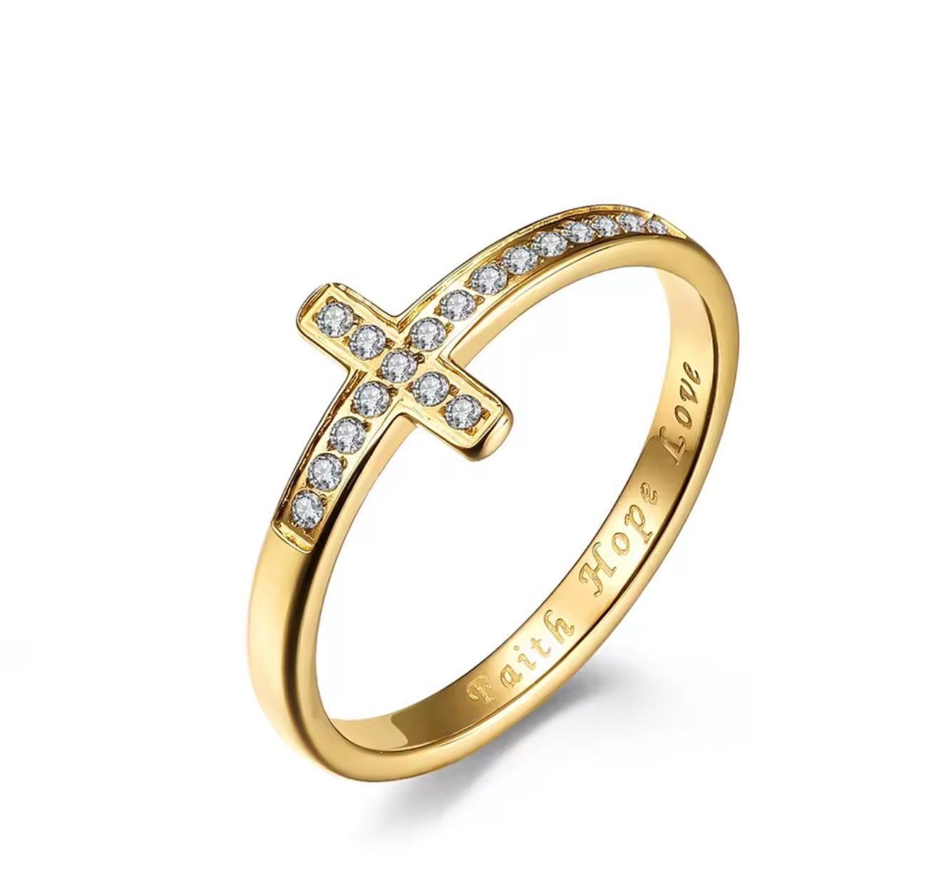 Fe,Esperanza,Amor Ring