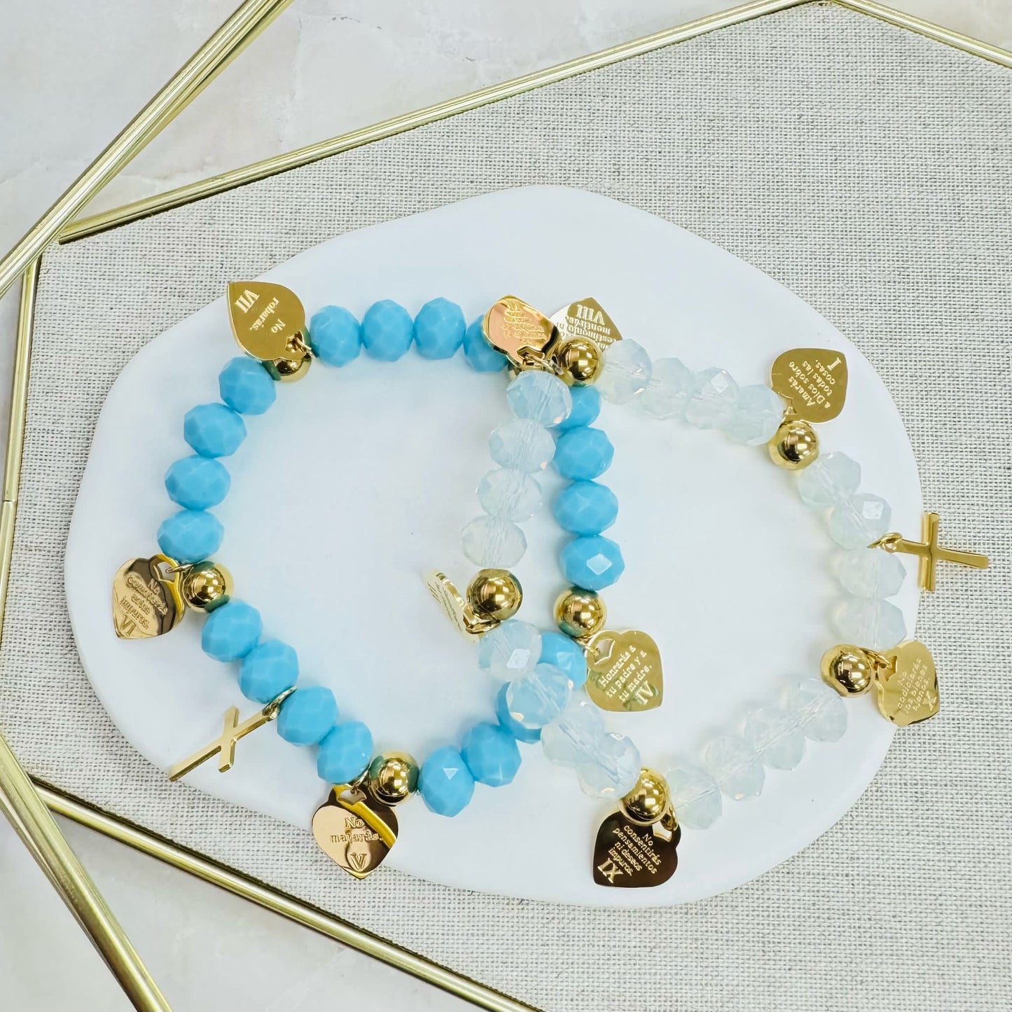 Los 10 mandamientos bracelet en español