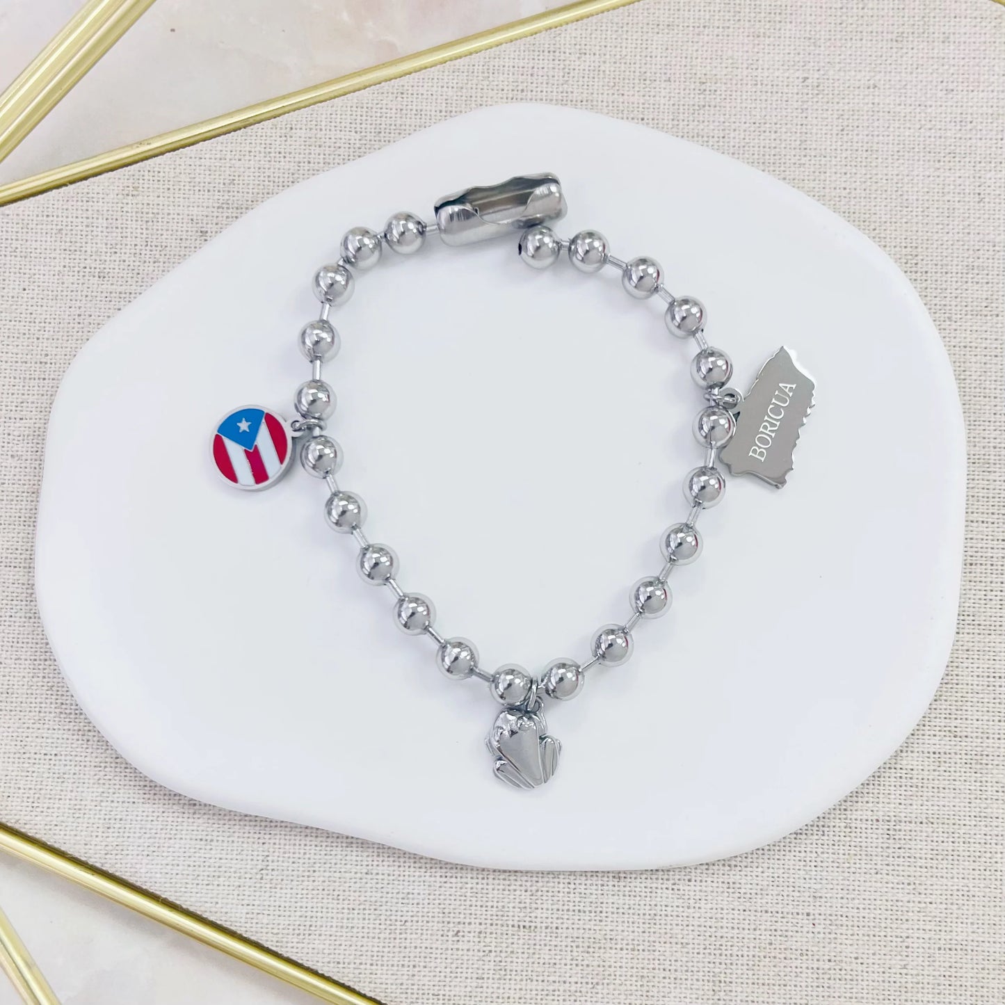 Amo Mi coqui Boricua Bracelet