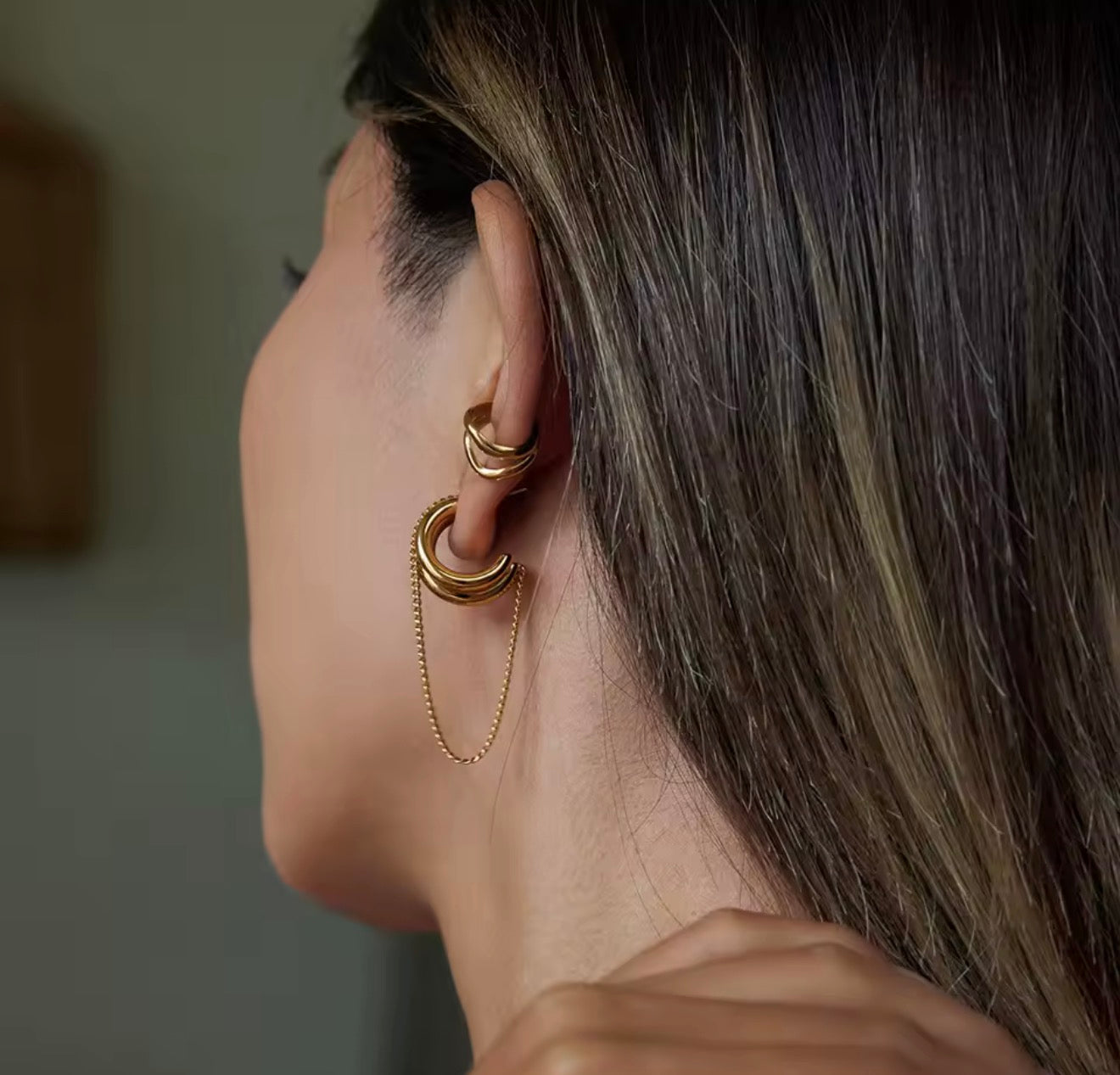 Julis Gold Earings