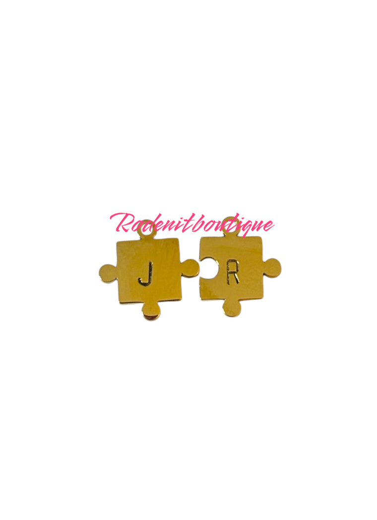 Rompecabezas set de 2 Estampado Charm