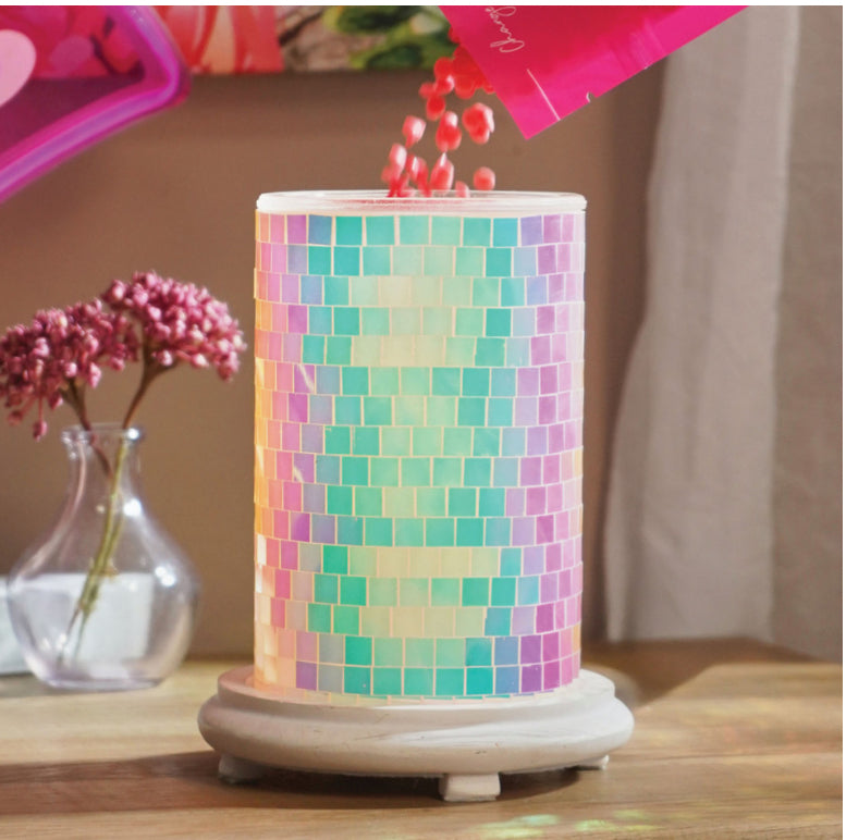 Rainbow Iridescent Simmering Light calentadora