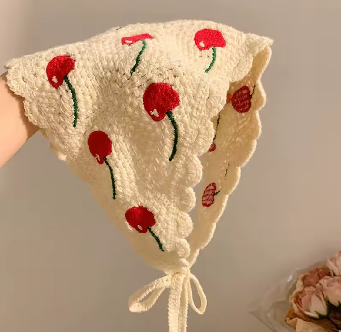 Bufanda para El pelo Cherry π