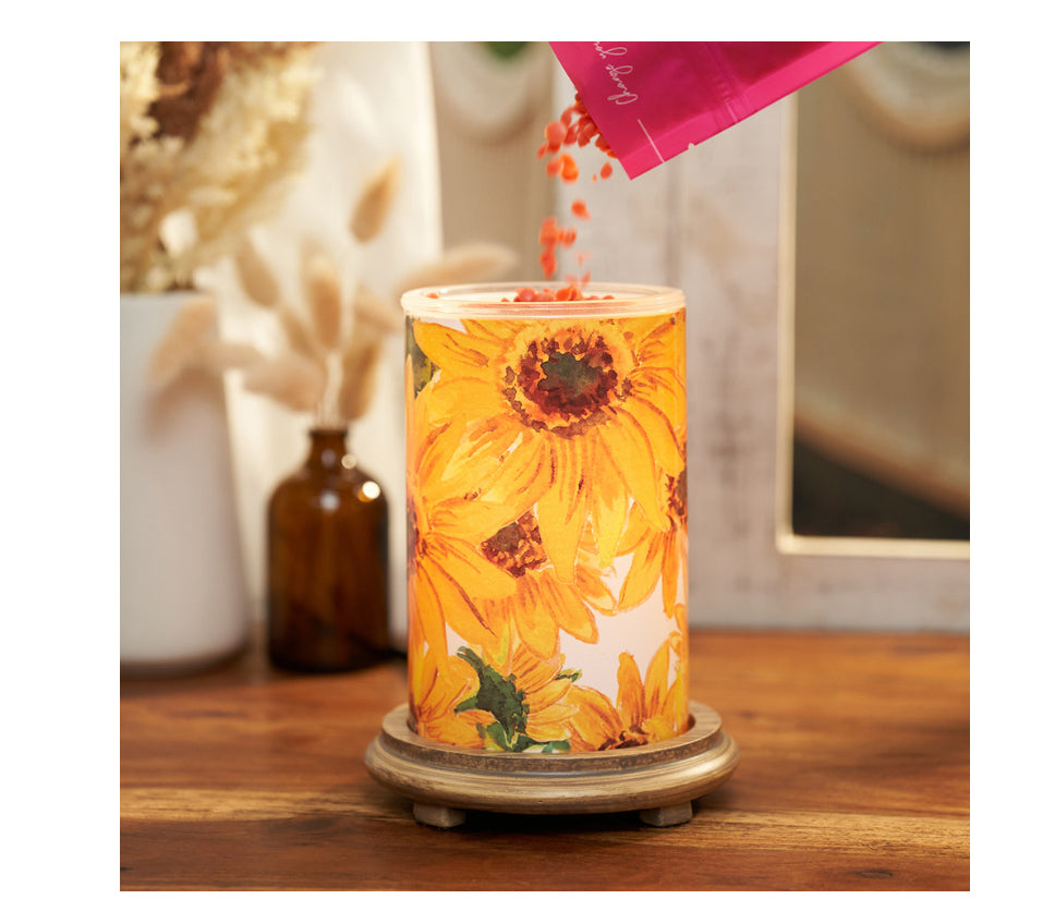 Blooming Sunflower Simmering Light calentadora