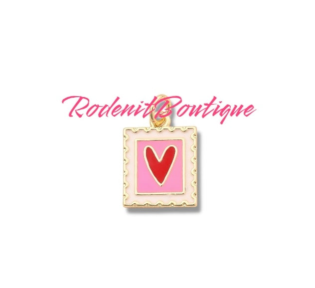Corazon atrapado charm