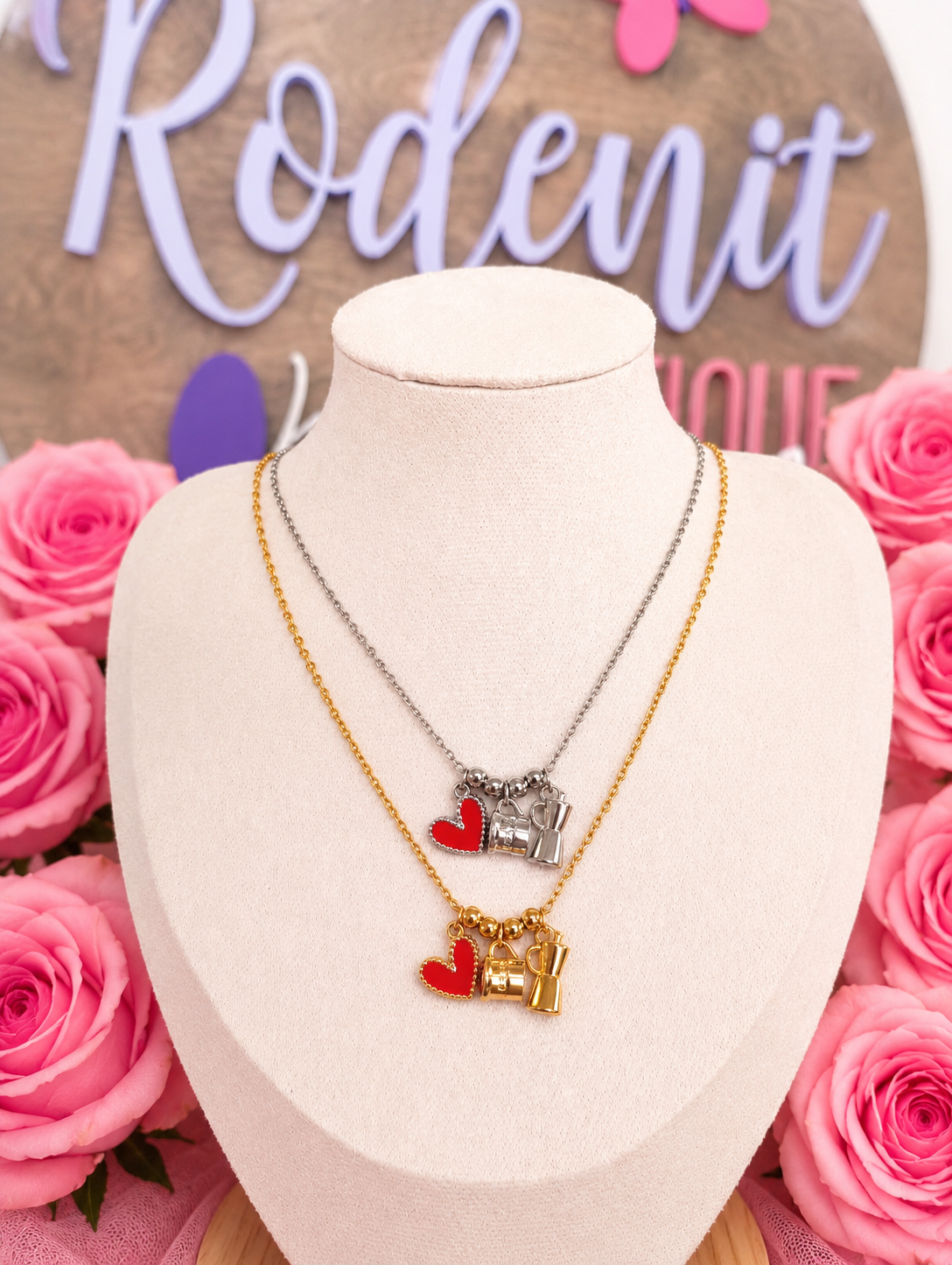 Love coffee for Ever Necklace