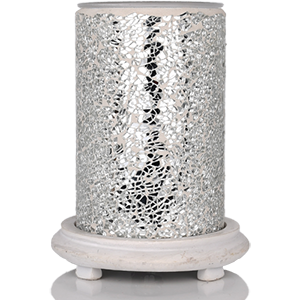 Silver Crackle calentadora de de Luz
