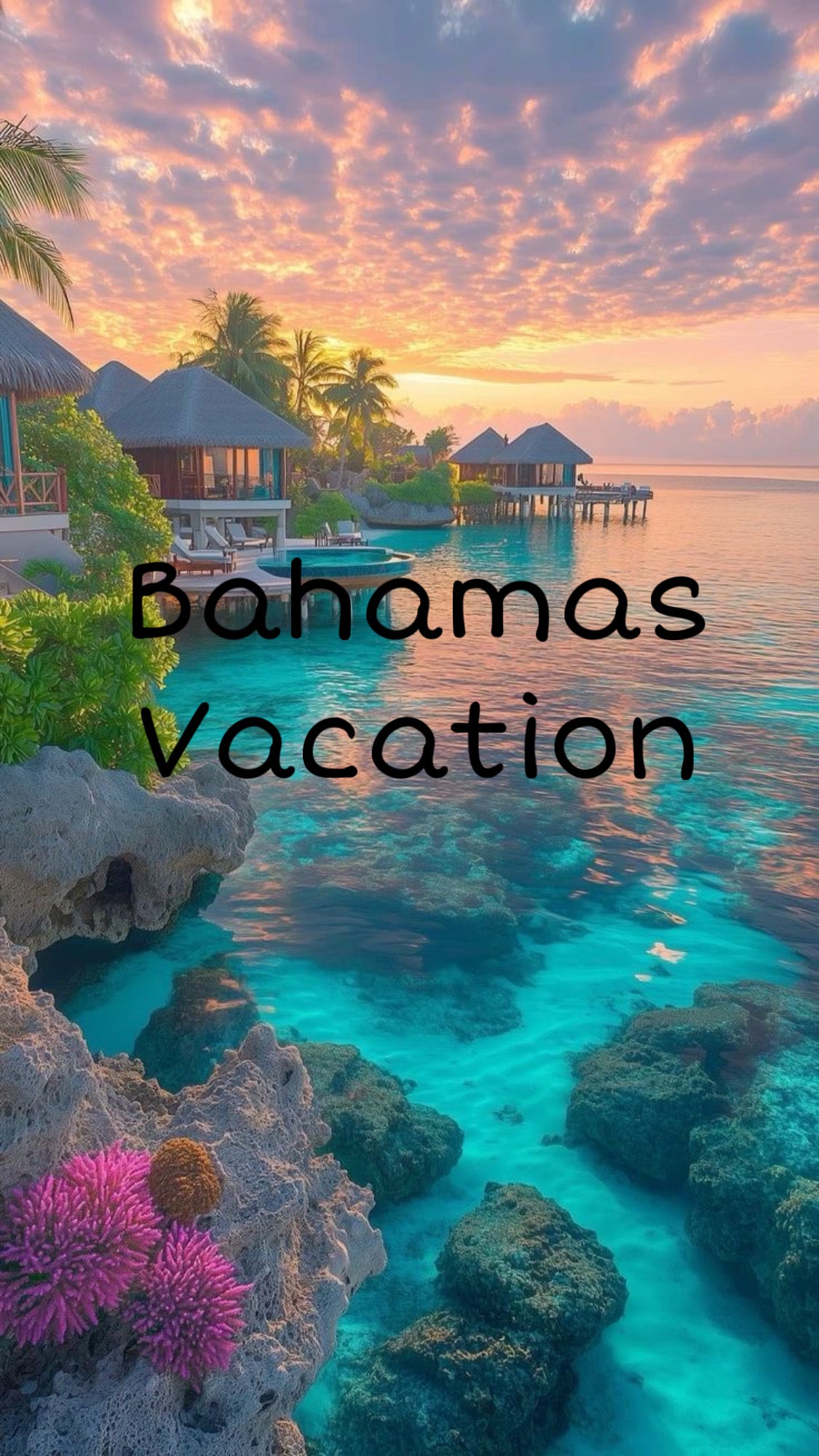 Bahamas vacation Wax Bag