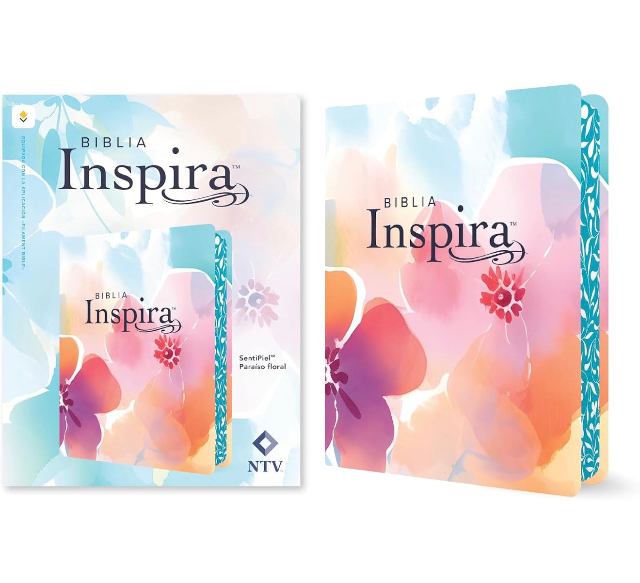 Biblia Inspira NTV con Filament (SentiPiel, Paraíso floral) (Spanish Edition)