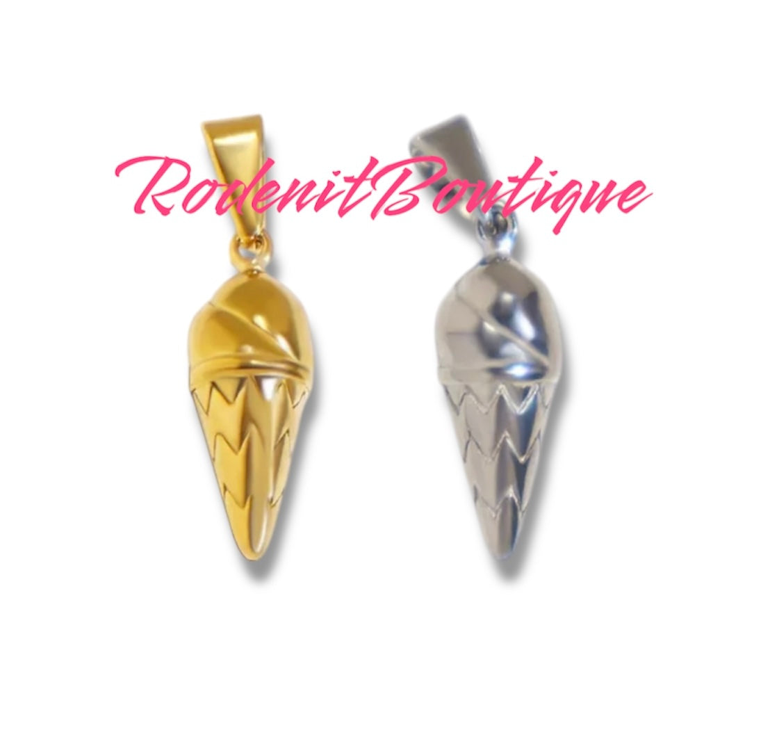 Ice cream cone charm