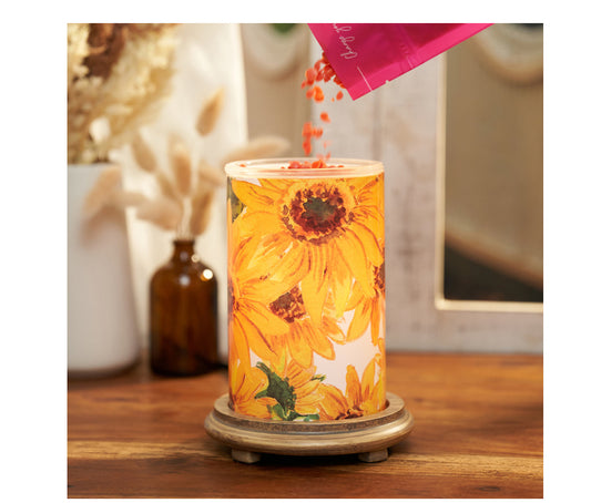 Blooming Sunflower Simmering Light calentadora