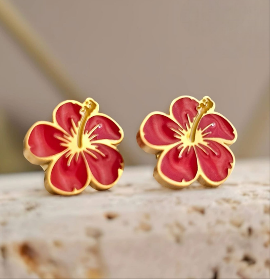 Amapola Roja Earings