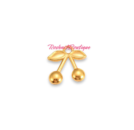 Cherry gold Charm