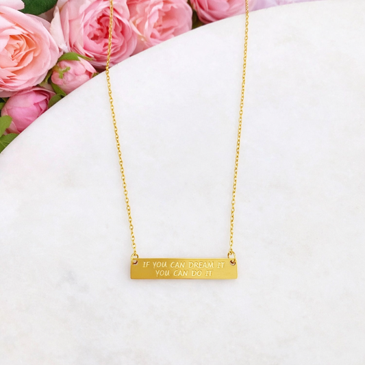 You can Do it Necklace