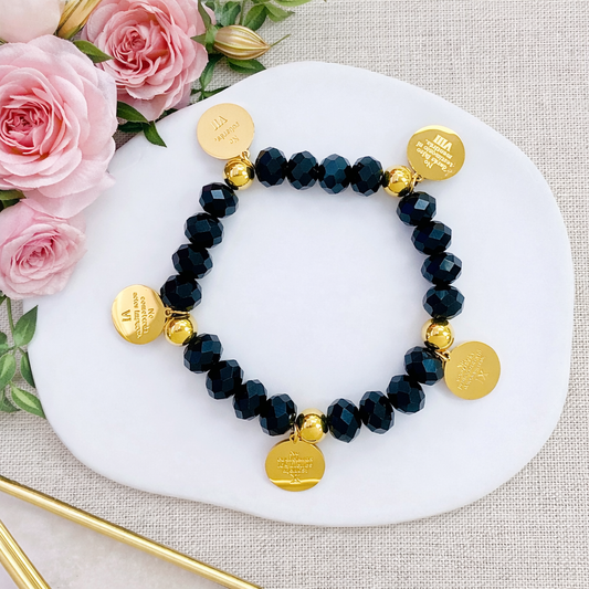 10 Mandamientos Brazalet Circle charm