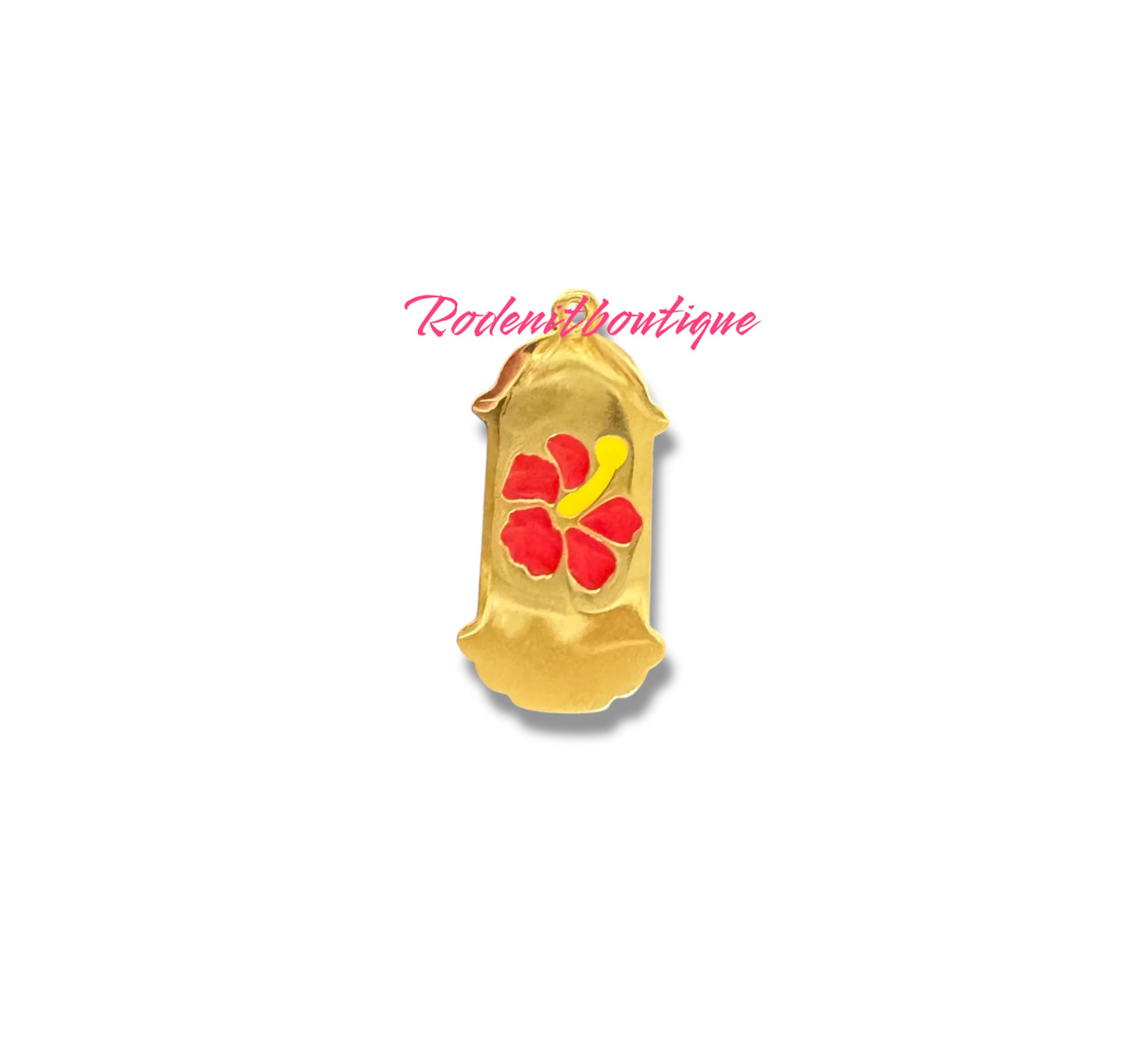 Carita con amapola charm