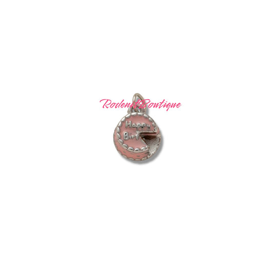 Happy birthday cake charm
